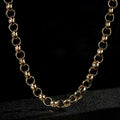 10mm Gold Filled & Bonded Classic Belcher Chain 16 Inches Heavy Statement Necklace