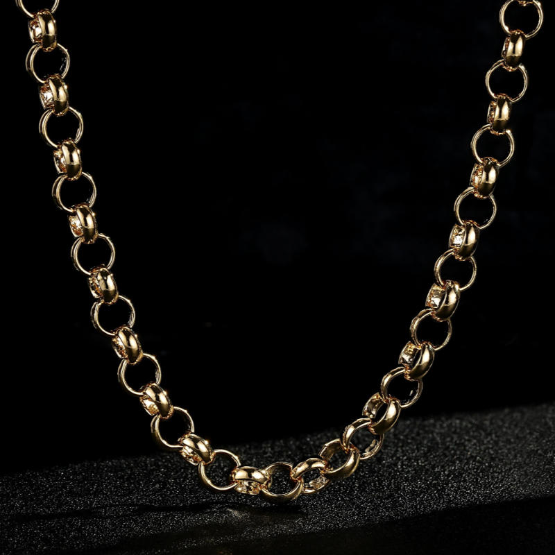 10mm Gold Filled & Bonded Classic Belcher Chain 16 Inches Heavy Statement Necklace