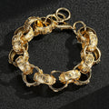 Gold 20mm Bulldog Belcher Bracelet