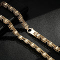 Premium Upgraded Heavy 10mm Gold Cage Chain