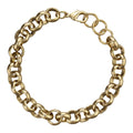 10mm Gold Plated Belcher Bracelet 9 inch Premium Quality For Men's