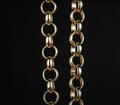 10mm Gold Filled & Bonded Classic Belcher Chain 16 Inches Heavy Statement Necklace