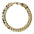 9mm Gold Filled Cuban Link Bracelet – Premium Gold Finish, 6-Inch