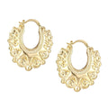 Premium Gold 25mm Round Gypsy Creole Lightweight Earrings