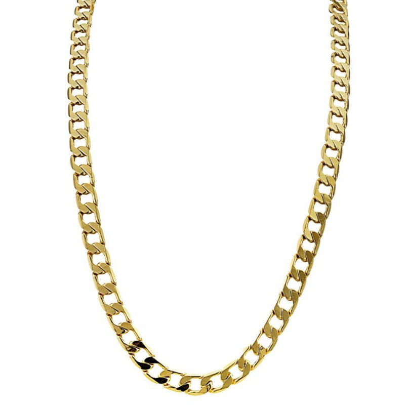 6mm Gold Cuban Curb Chain Necklace-Chains-Bling King-24 inch-Bling King