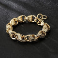 Gold XXL 15mm 3D Tulip Bracelet