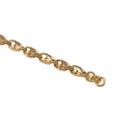8.5 inch Gold 3D Tulip Bracelet with Stones