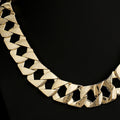 New Upgraded Heavy 27mm Gold Bark Chaps Cuban Curb Chain