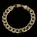 12mm Gold Cuban Curb Bracelet Classic