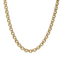 12mm Gold Crystal Pattern Belcher Chain Big Links