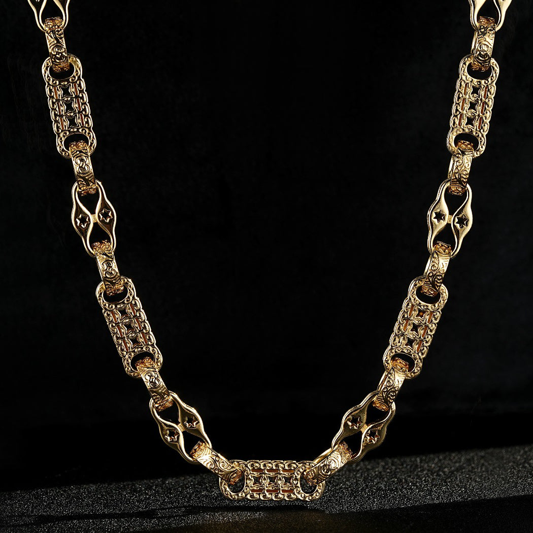 Stars and deals bars gold chain