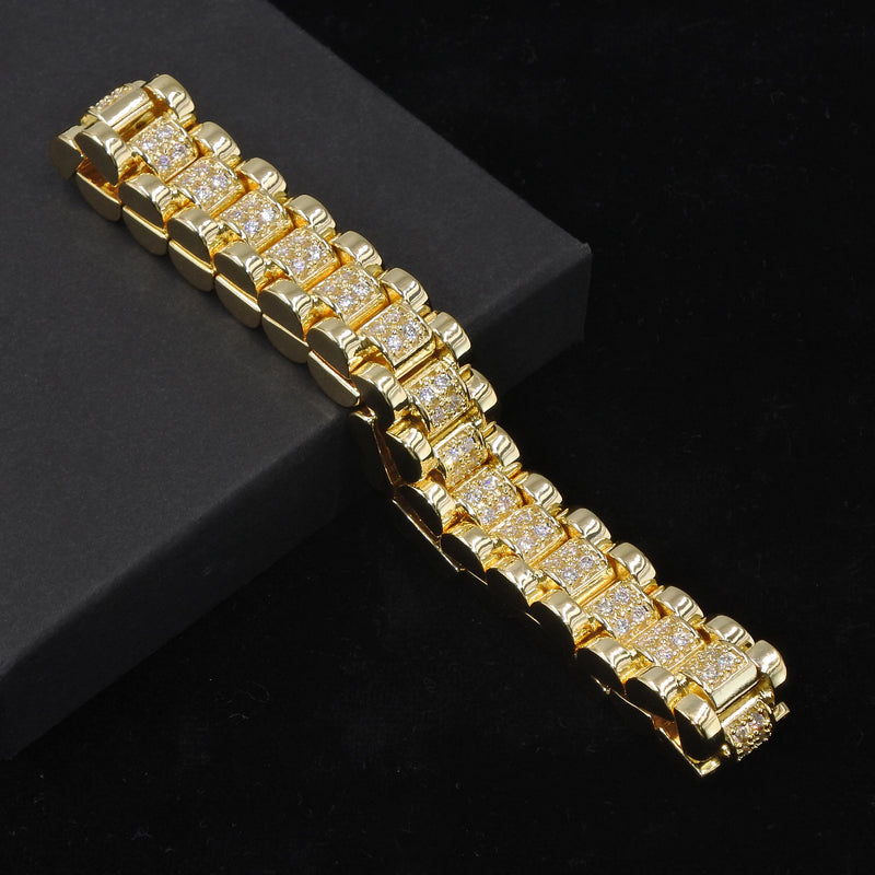 Gold Presidential 14mm Link Bracelet