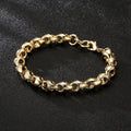 Gold Acorn Belcher Bracelet