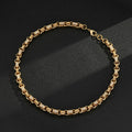 Gold 10mm Gypsy Link Belcher Chain