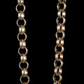 Set 6+16 Inch 8mm Diamond Cut Pattern Belcher Bracelet and Chain Set
