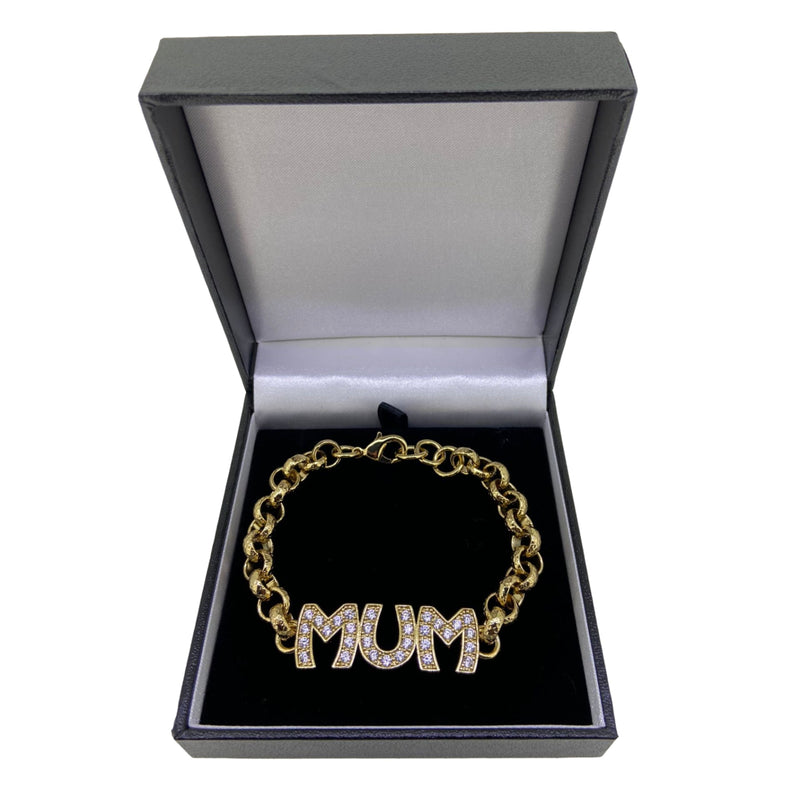Gold Mum Belcher Bracelet