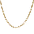 4mm Gold Cuban Curb Chain Necklace-Chains-Bling King-24 inches-Bling King