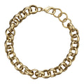 10mm Gold Belcher Bracelet Classic - 8 Inch
