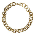 10mm Gold Belcher Bracelet Classic - 6 Inch