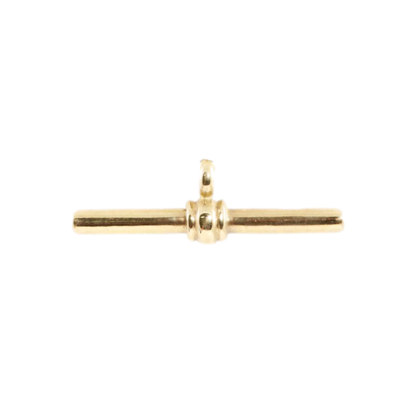 Gold T-bar Toggle Clasp/Charm