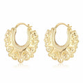 Premium Gold 25mm Round Gypsy Creole Lightweight Earrings