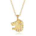 Premium Gold XL Lion Pendant