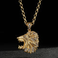 Premium Gold XL Lion Pendant